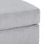 Repose-pieds carré large 31 po Dyrell