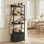 136.5cm H x 38.99cm W Metal Standard Bookcase