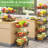 44.21'' H x 14.61'' W Utility Cart with Wheels