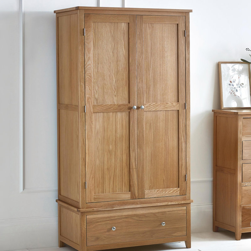Herberts 2 Door Solid Wood Wardrobe