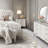 London Place 3-Drawer Nightstand with Marble Top - Creamy Pearl