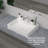 Countertop Basin Stone Resin Bathroom Sink Square