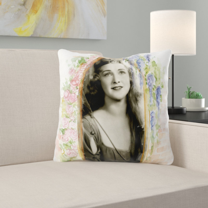 Reversible Throw Pillow, Microsuede, Indoor