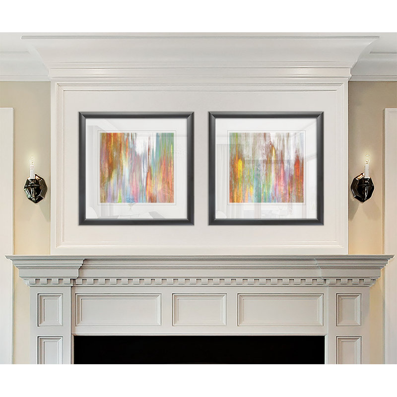 " Mislead I " 2 - Pieces, Black Framed