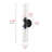 2-Light Bulbs Dimmable Sconces Wall Lighting Tube Glass Wallchiere-2064392857