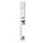 Emtek Davos Monolithic Single Cylinder Tubular Entryset w/ Hermes Lever-1932656102