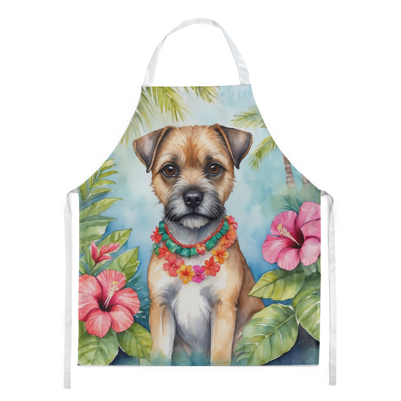 Tablier Border Terrier Luau
