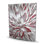 Red and Gray Flower - Contemporary Canvas for Bedroom Decor