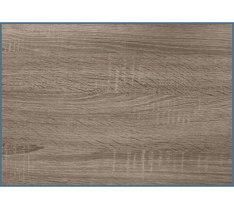 Table basse contemporaine à trois niveaux pour le salon et amp; Hall d'entrée - Finition d'aspect bois, vaste espace de présentation