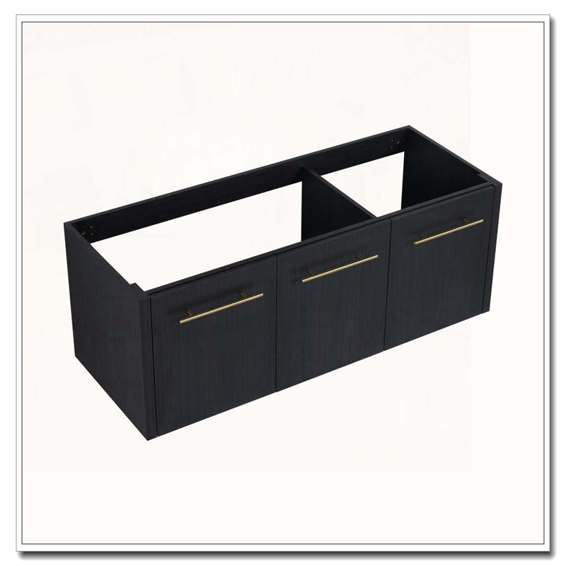 Wall Mounted Bathroom Vanity Cabinet Body Without Top Sink