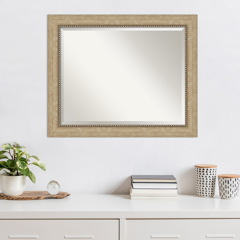 Eivin Mirror, 27" x 33", Light Brown