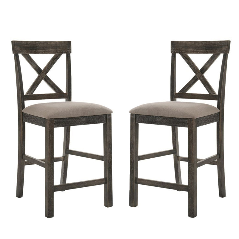 Chaises de salle à manger contemporaines, Gris antique