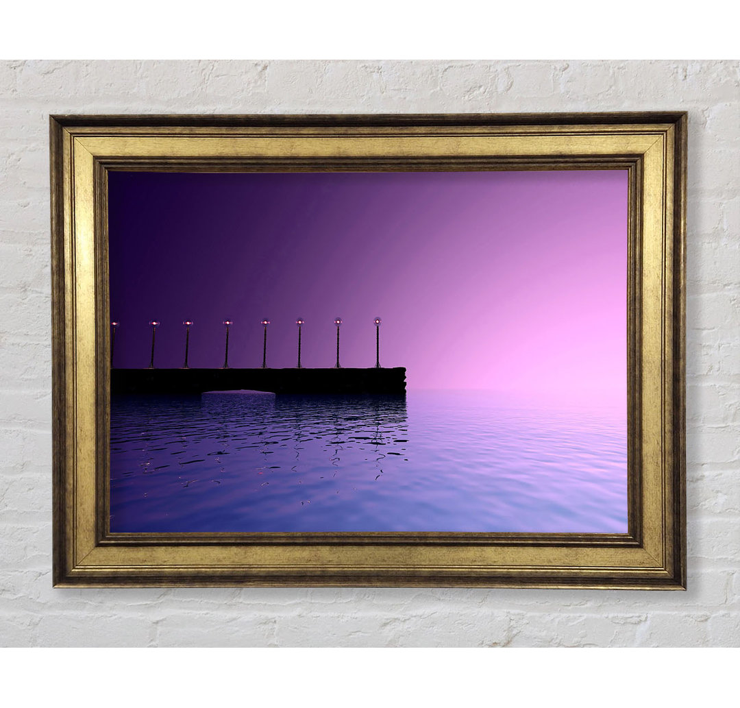 Purple Sky Pier - Druck