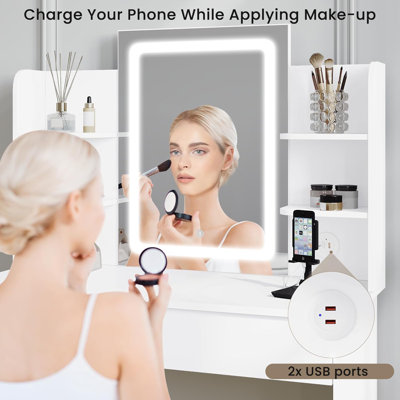 Eighlin Dressing Table with Mirror