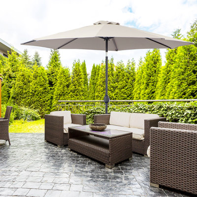 Brookann 295cm Tilt Market Parasol