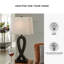 Lampe de table Lushonda