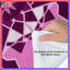 Édredon rose à motif kaléidoscope-127458745