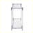 Modern Chrome Glass Side Table