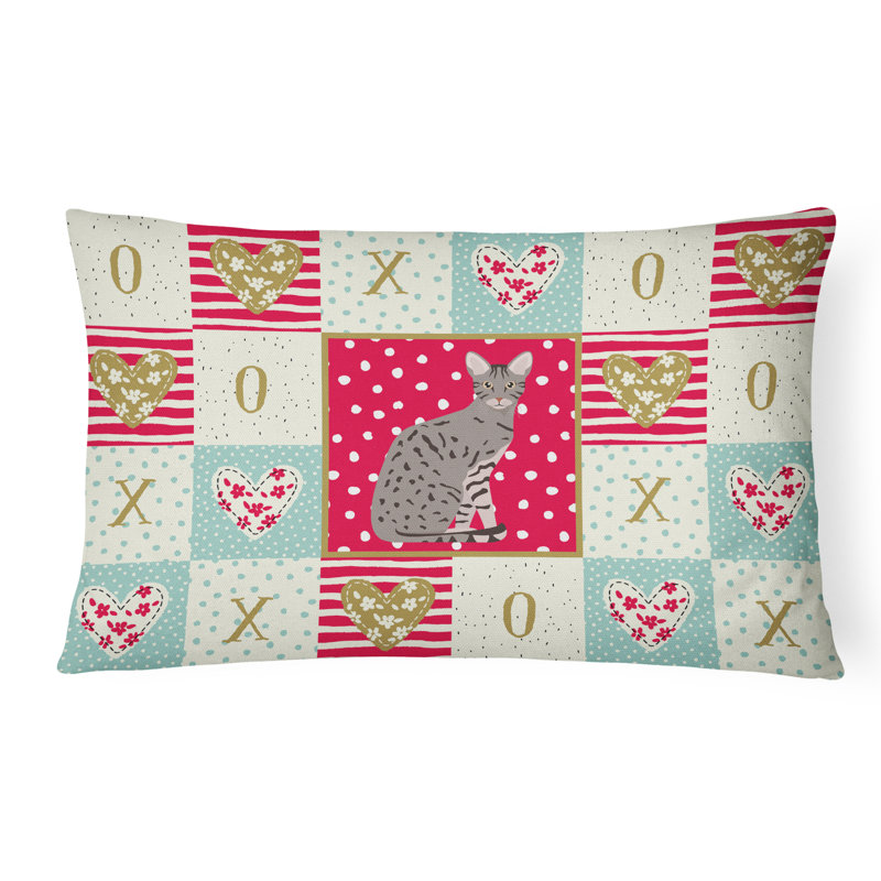  Coussin d'extérieur Ocicat Cat Love