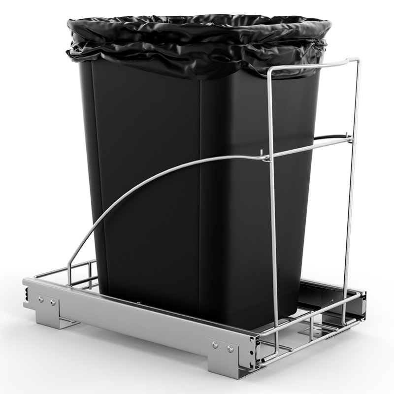 Kreider Adjustable Pull Out Trash Can