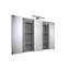 900 mm W 766 mm H Surface Mirrored Bathroom Cabinets with Mirror and 2 Adjustable Shelves