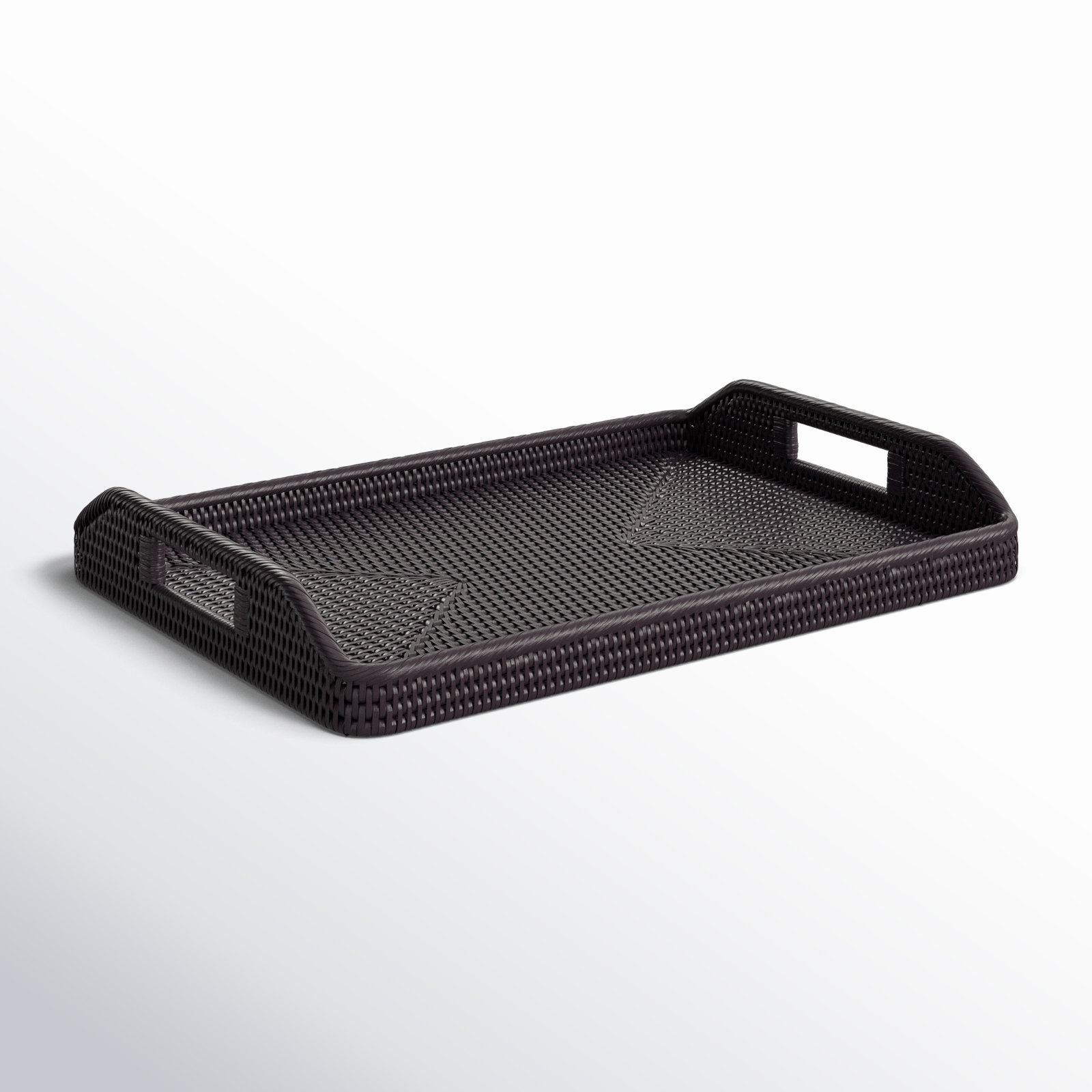 Ilonka Decorative Tray, Honey Brown, 2" H x 28" W x 18"D