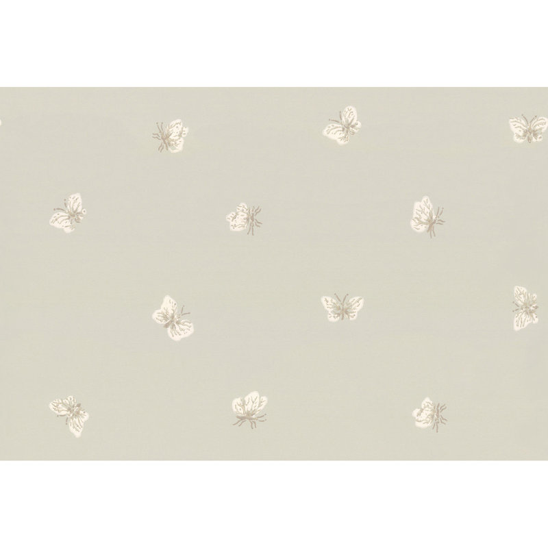 Whimsical Peaseblossom Animal Print Wallpaper Roll, Stone