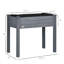 Lit de jardin surélevé moderne en bois Outsunny - 34 x 18 x 30 po-144084995