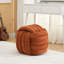 Tissu chenille - moderne et élégant pour les espaces intérieurs. Orange, P 19,29 po x l 18,13 po, 14,96 lb Matériau, rembourrage en mousse, structure en bois, capacité de 250 lb, aucun assemblage requis instantanément Orange-949105867