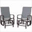 Ensemble de 2 chaises berçantes d'extérieur Cozy-2063268630