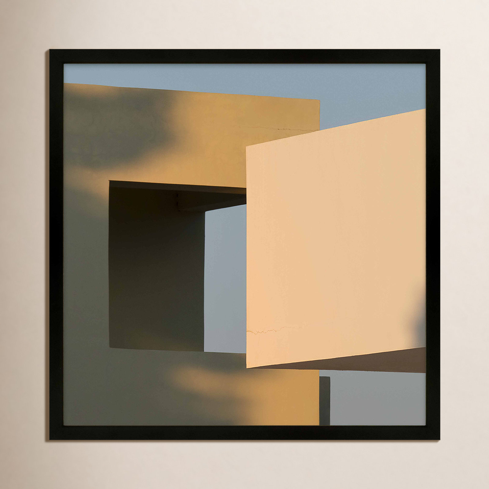 In the Shade Print by Svetlana Smirnova, 16" H x 16" W, Black