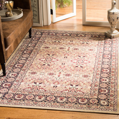 Boyers Cream/Red Area Rug
