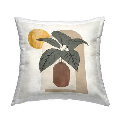 Polyester Throw Square Pillow Cover & Insert