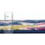 Tapis floral bleu marine / rose / jaune Bloom-1853025751