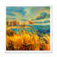 «Vibrant Sunset over Lake», peinture sur toile-59756002-59756003