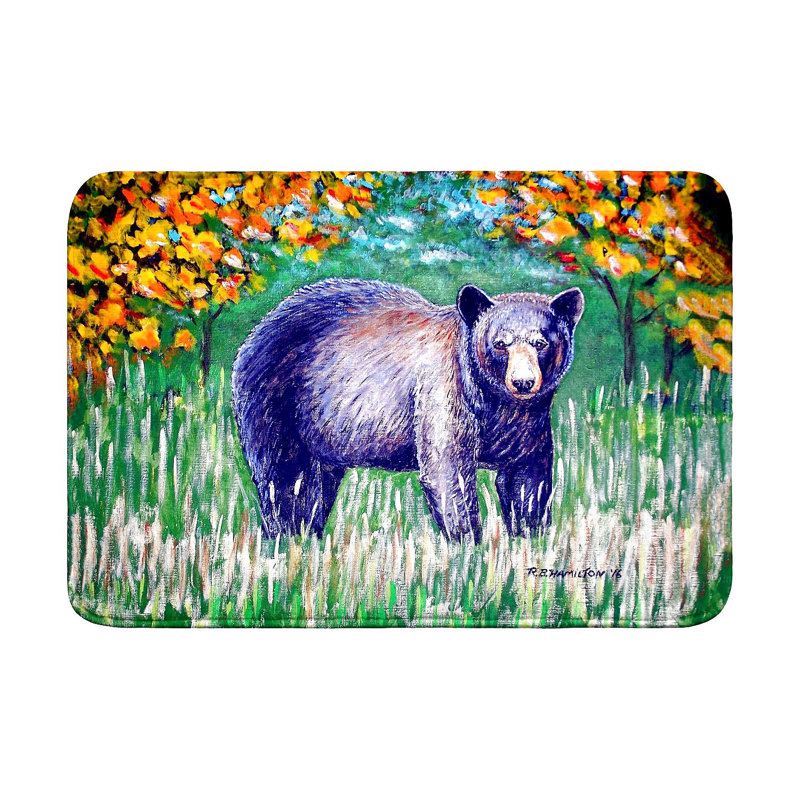 Tapis de bain Black Bear, Simple - L 24 po x l 36 po