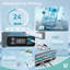 Euhomy 66Lbs Daily Production Nugget Clear Ice Freestanding/Built-In Ice Maker