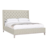 Michael Weiss Upholstered Wingback Bed