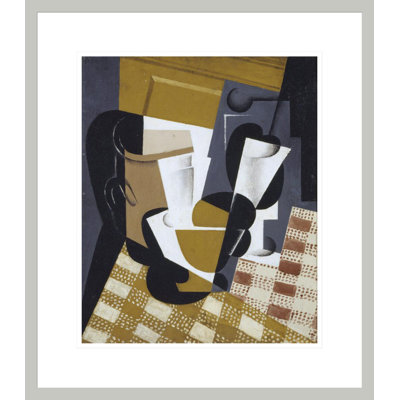 Broc et verre par Juan Gris