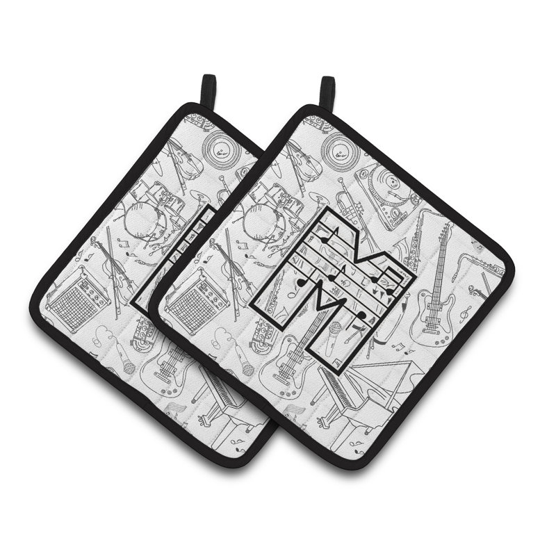Note de musique Potholder, M