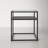 Duran Glass Top End Table