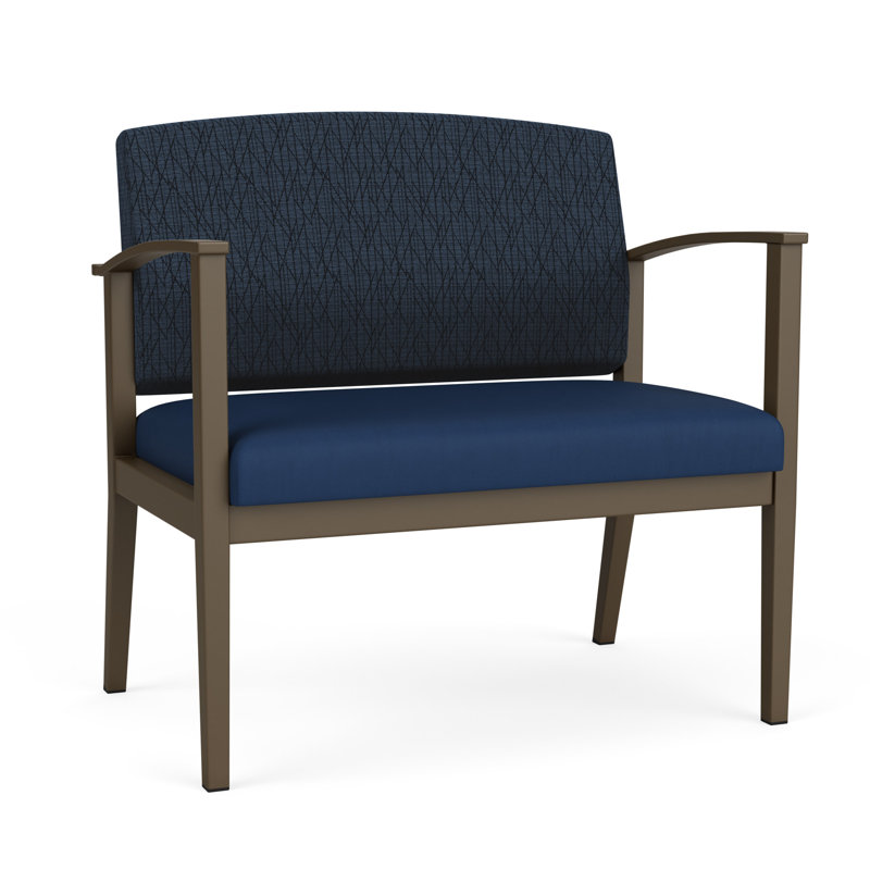 Chaise en acier Amherst, Nocturne Adler, Bronze