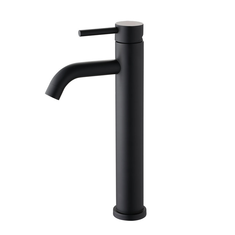 Aurelia Single-handle Bathroom Faucet, Matte Black