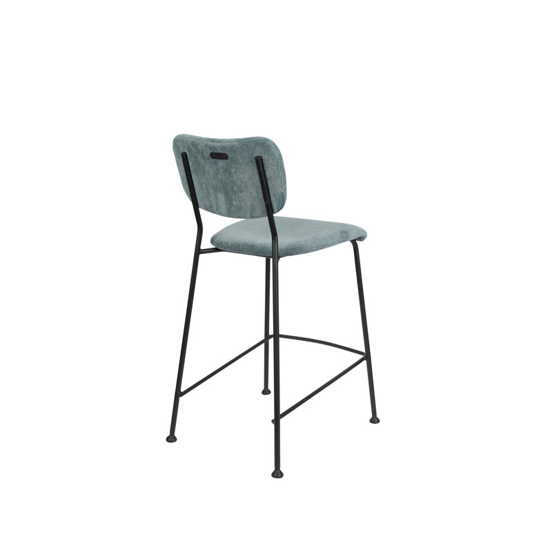 Benson Bar Stool, Gray, Counter Stool (25” Seat Height)