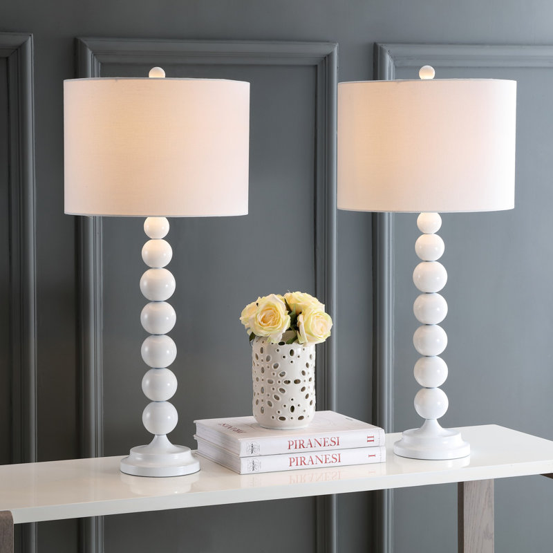 Rimini Metal Table Lamp, White