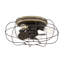 Ventilateur de plafond en cage à 3 pales 22 po avec ensemble d'éclairage inclus Evaro-1133173578