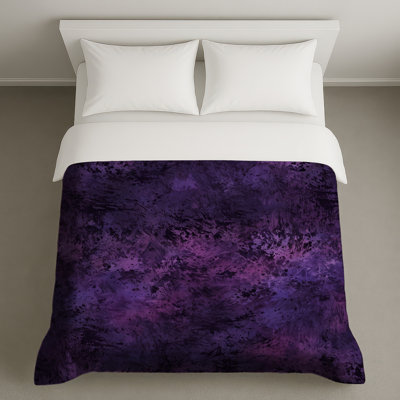 Housses de couette à motif abstrait mauve