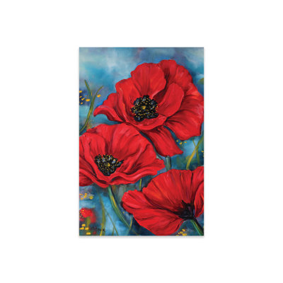 " Red Poppies " by Kristine Kainer