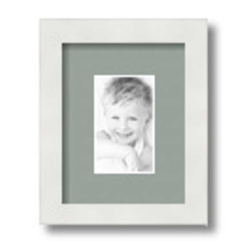 Matte Picture Frame with Mat, Silverpine