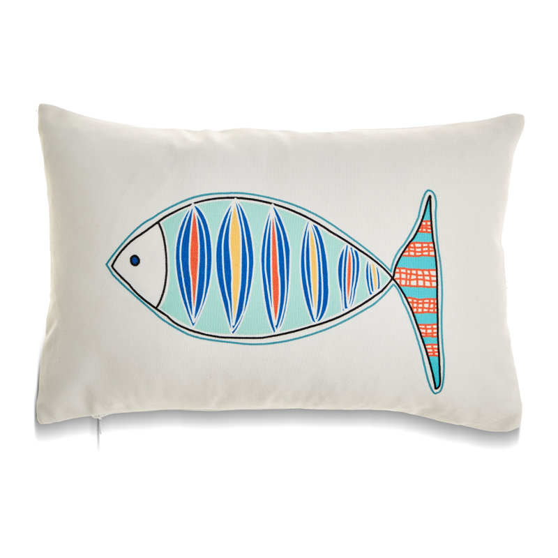 Summerside（Fish）, Pillow Cover Only - No Insert